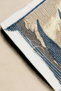 recortar borde de alfombra