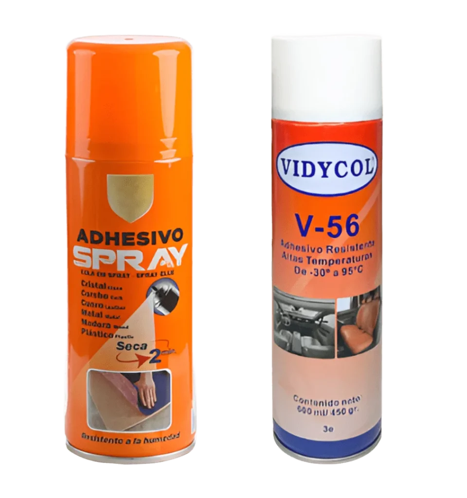 spray pegamento moqueta